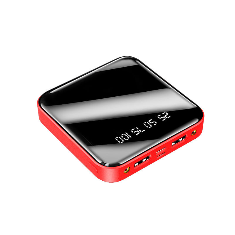 Mini Power Bank 20000 MAh Portable Mirror Digital Display Power Bank - 图片 12