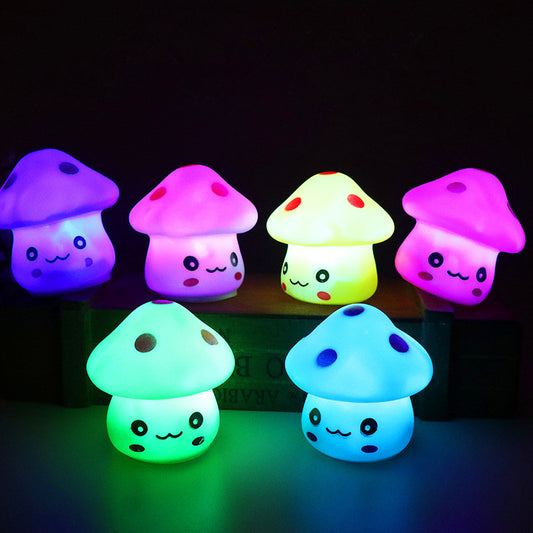 Color-changing LED mushroom night light 496641526875