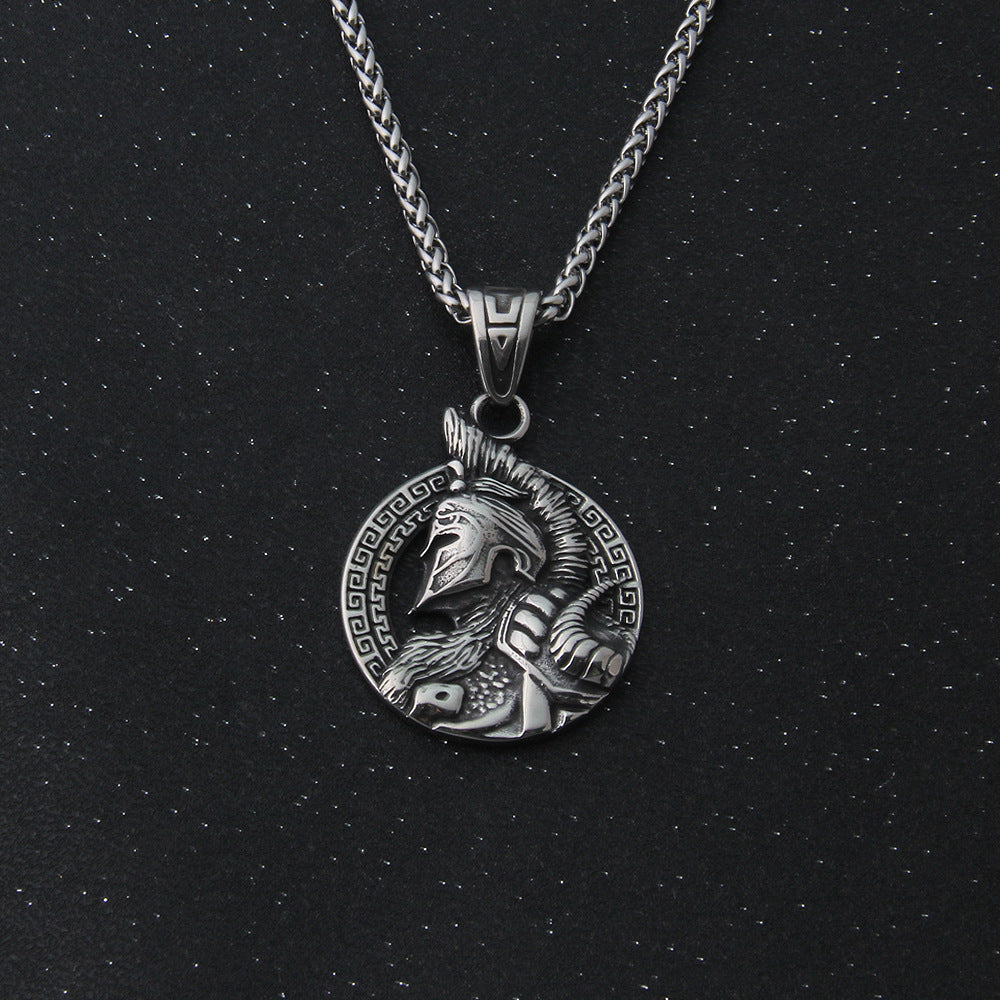 Viking Warrior Titanium Steel Pendant Stainless Steel 49778ae1 5448 459a 9153 ebc481d8a219