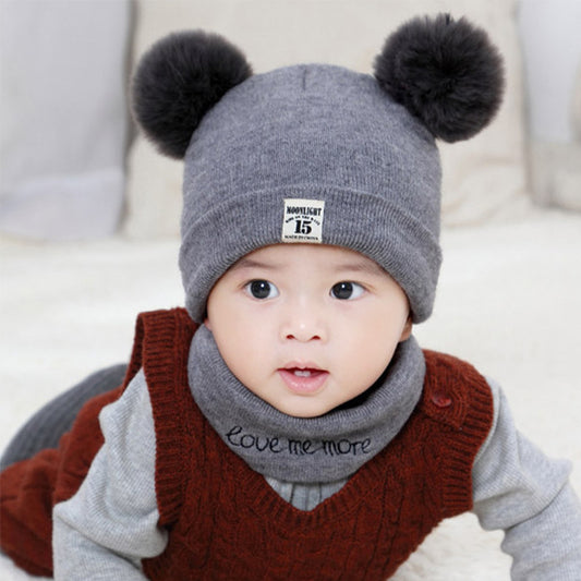 Children's wool hat in autumn and winter 49789760628420