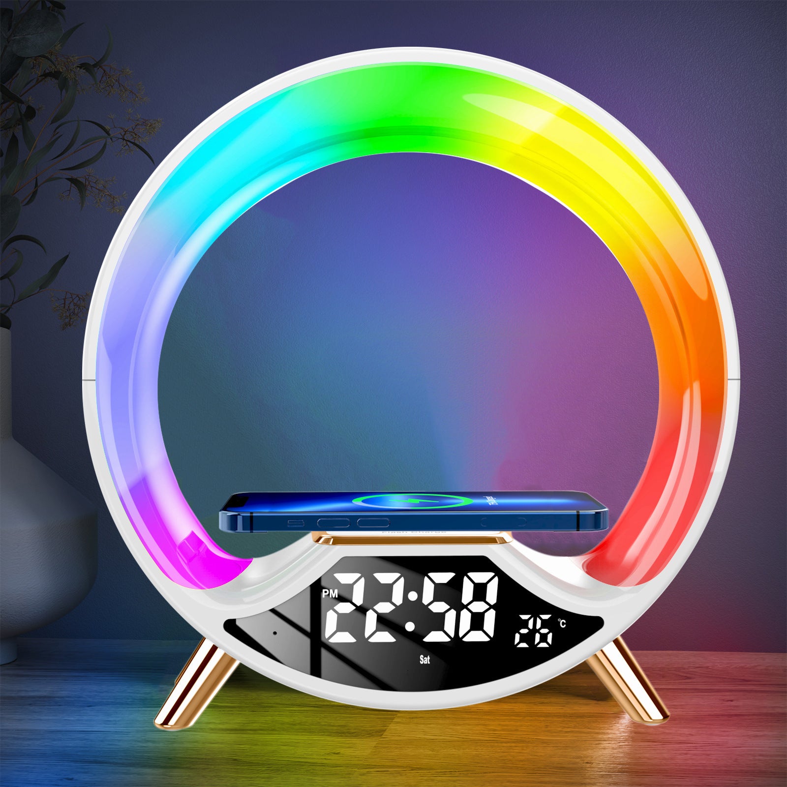 O Light Three In One Wireless Charging Multifunctional Bluetooth Speaker Night Light 497cd42c 2e23 4fa6 9825 d802c7a610b3