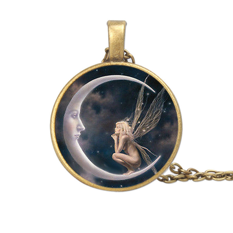 Moon Angel Time Gemstone Necklace 497d9d92 8f14 477a a301 dcc7f8dfb88c