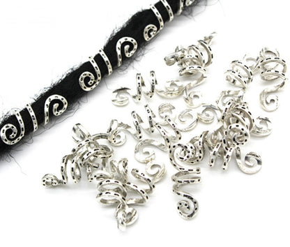 Silver Viking Spiral hair braid 499566290931