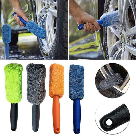 Microfiber long handle tire brush 499782031980