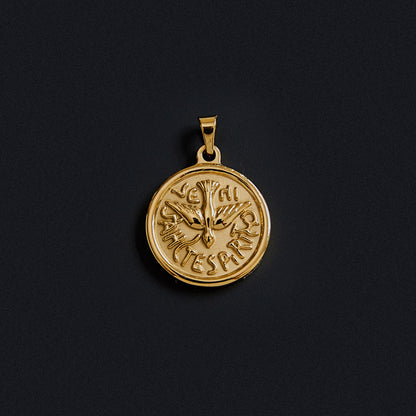 Portrait Coin Cross Peach Heart Angel Retro Pendant 49d3f128 ef9d 427a b7ba b896503dfb16