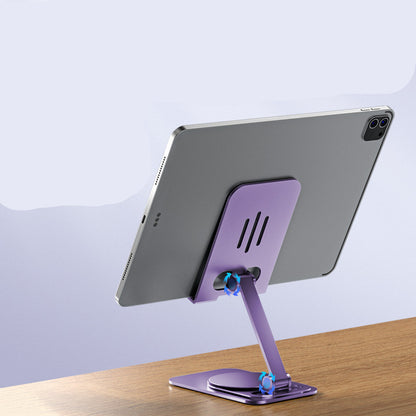 Metal Aluminum Alloy Rotating Mobile Phone Bracket Foldable Desktop - 图片 3