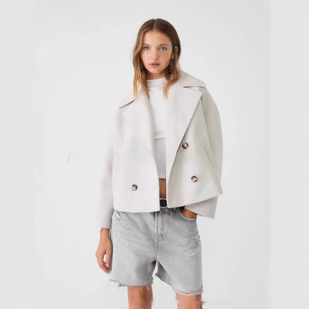 Foreign Trade European And American Women's Clothing Long Sleeve Coat Overcoat 49e57d49 c72a 4c13 b7b1 24ca0b5f291e fine bdc0