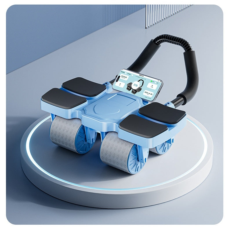 Abdominal Wheel Automatic Rebound Including APP Sports Fitness Equipment 49f47595 0dae 436d 86e8 7d2c1d4fd978 trans