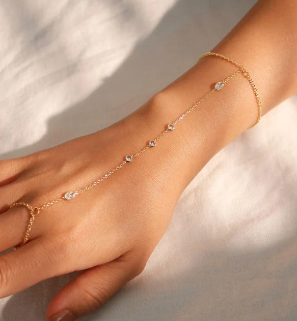 Small Rice-shaped Beads Rice Beads Zircon Pearl Ring Chain Love Finger Chain Ornament 4a0177a3 4cf2 4c74 8c12 ef8e94ea4d7e