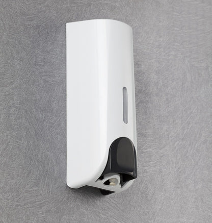 Plastic Wall Mount Soap Dispenser  Black Bathroom Shower Shampoo Liquid Dispenser Set Hotel Mall Kitchen Soap Bottle 350ml 4a