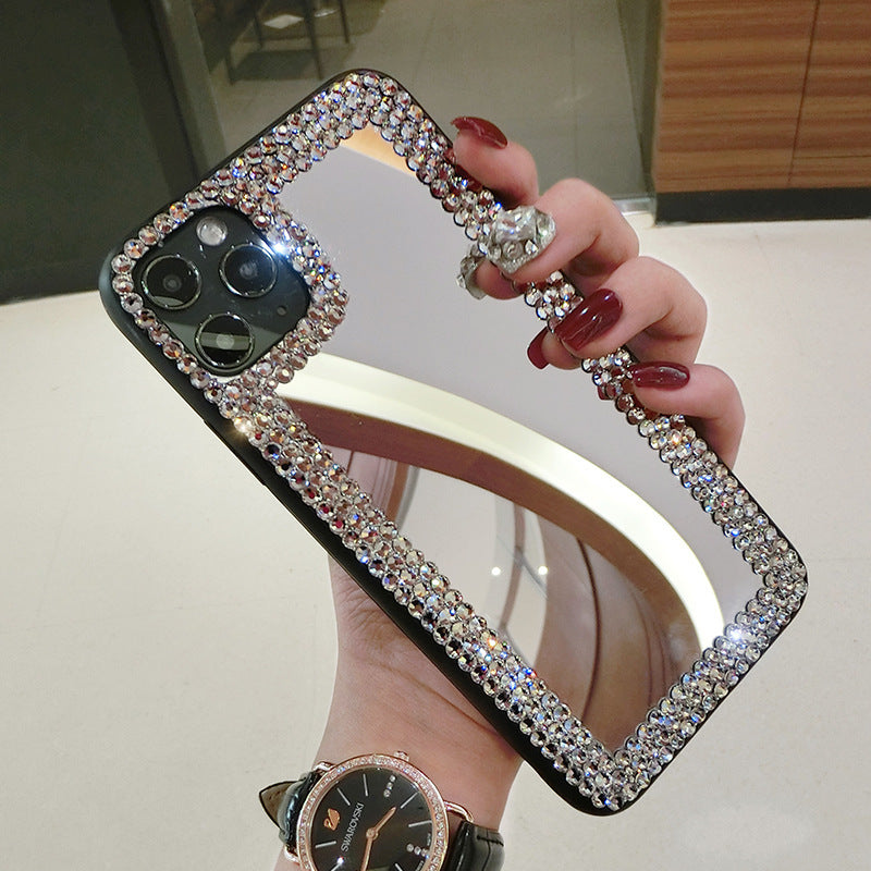 Women's Fashion Rhinestone-encrusted Silicone Drop-resistant Phone Case 4a1c4ff5 f66c 4e34 a1b6 684965ba5735