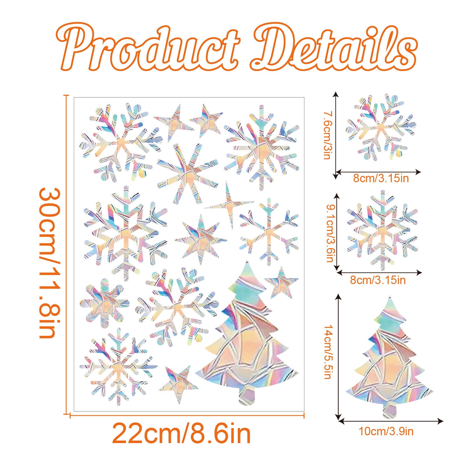Rainbow Prism Electrostatic Glass PVC Decorative Colorful Window Stickers 4a1f9474 949b 4ac9 91a9 891b9e6a7199