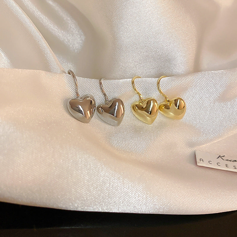 Simple Love Heart Earrings Small And High-end 4a3e8ee0 45ba 476f a152 5fa7a4437efd