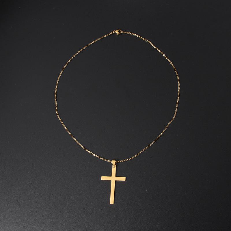 Mirror Stainless Steel Cross Shelf Necklace 4a3e9ea1 460e 4730 b5f2 f3f69df38998