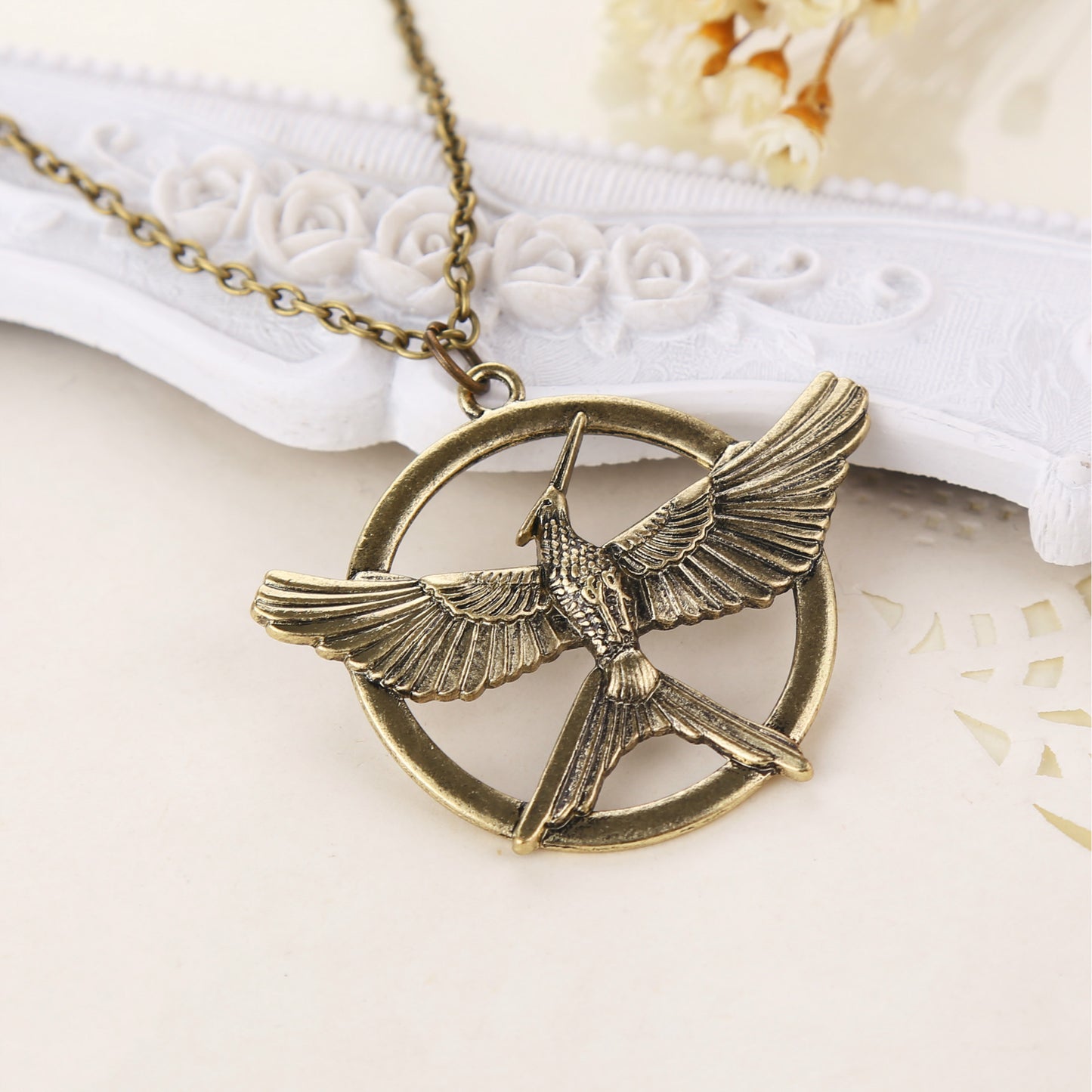 Necklace Mockingjay Animal Necklace Jewelry 4a41240d 5eaa 49d1 926c e67f86e76301