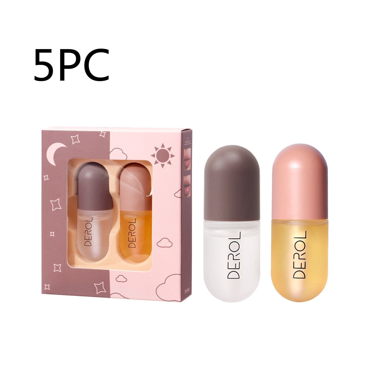 Day Night Instant Volume Lip Plumper Oil Clear Lasting Nourishing Repairing Reduce Lip Fine Line Care Lip Beauty Cosmetic 4a5