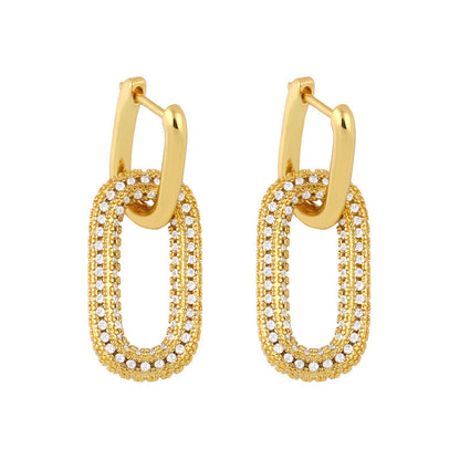 New Full Diamond Necklace Punk Rock Diamond-embedded Geometric Clavicle Chain 4a60101a 6755 4b8e a5b1 0f3ec94940a3