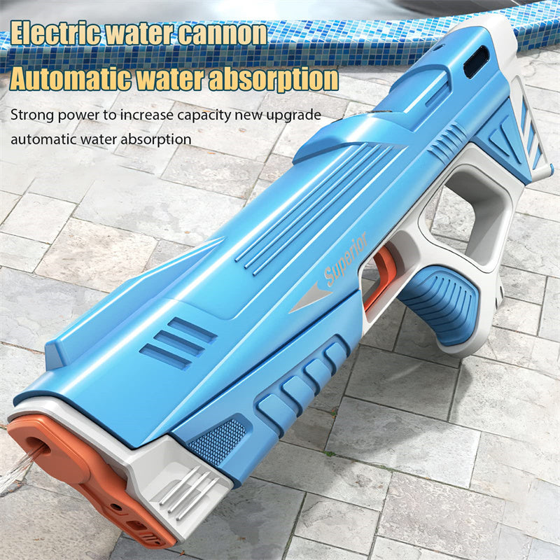 Summer Full Automatic Electric Water Gun Toy Induction Water Absorbing High-Tech Burst Water Gun Beach Outdoor Water Fight To