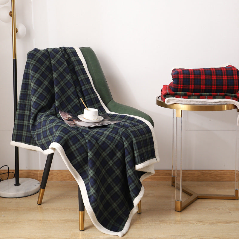 Blanket Lambswool Plaid Plain Cover Blanket Nap Blanket Nap Blanket 4a8b32c7 3d49 4666 8f82 3cf4454b8c5a