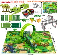 Children's Electric Assembled Track Racing Simulation Animal Tyrannosaurus Dinosaur Toy Puzzle Boy Gift 4a99bc88 6864 485f bd
