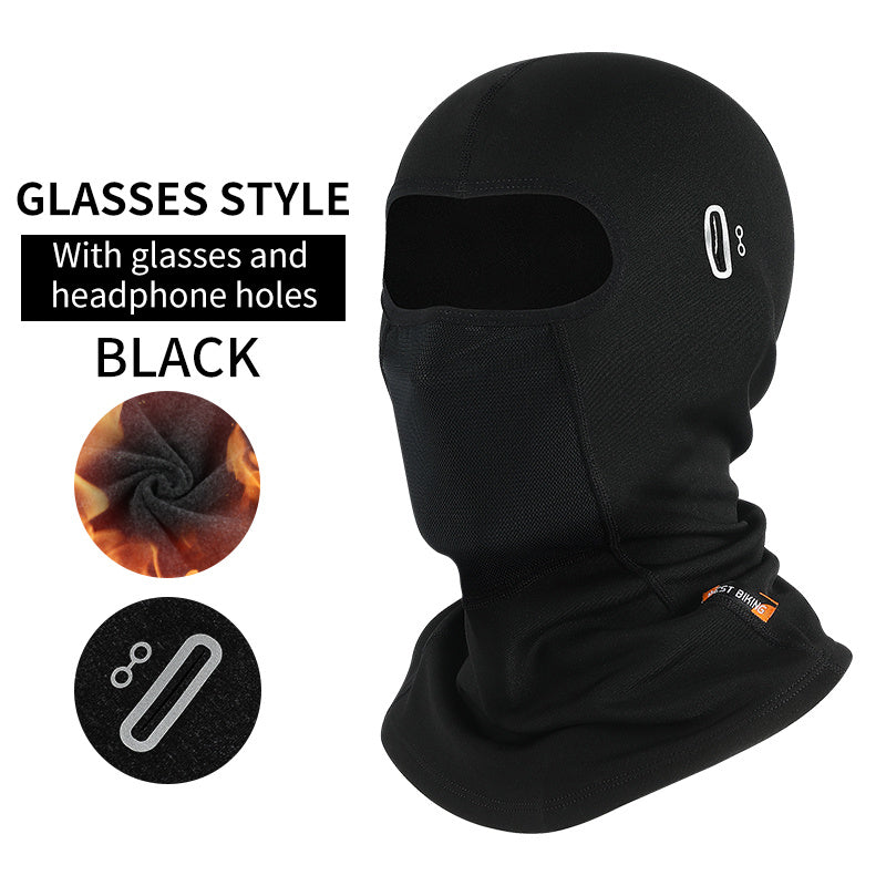 Ski Fleece With Glasses Hole Motorcycle Headgear Bicycle Mask 4a9efbd3 c3db 4317 a8de 856fc59d5f78