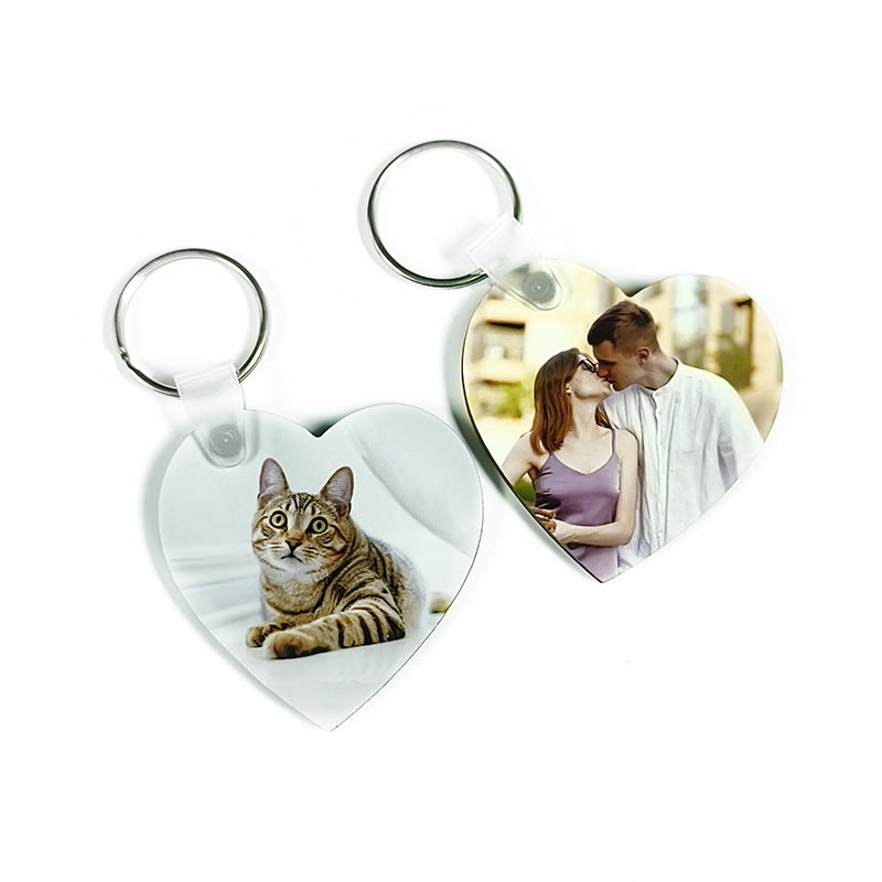 Double-sided Blank Keychain Pendant Creative Various Shapes Keychain Gift 4aa2278b f87f 49ce 9676 44aa44f35441