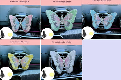 Moving Embroidery Butterfly Center Console Air Outlet Decoration Healing Series Car Accessories 4aa908fa 1b2e 4585 8abd f5118