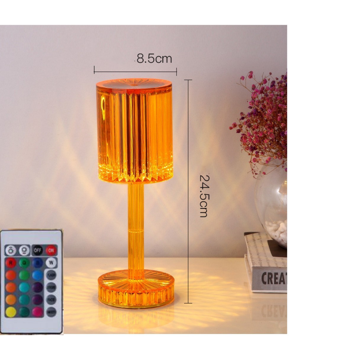 New Crystal Table Lamp Hotel Decoration Diamond Romantic Warm Led For Home Decor Romantic Gift Night Light 4ab3030a 7c04 4409