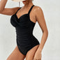 Women's Solid Color One Piece Swimsuit 4ad67810 2177 4dea 9f89 b54f588960c0