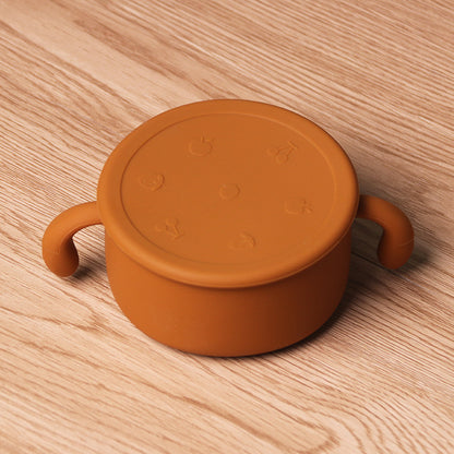 Go Out Carry Cover Dustproof Children's Silicone Snack Bowl 4adf68c7 8a7c 4408 a127 e532cc2400fb