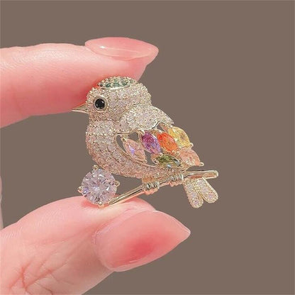 Full Diamond Animal Magpie Bird Brooch 4aee85a0 7947 4ea3 b0d2 a0cd8a80ed09