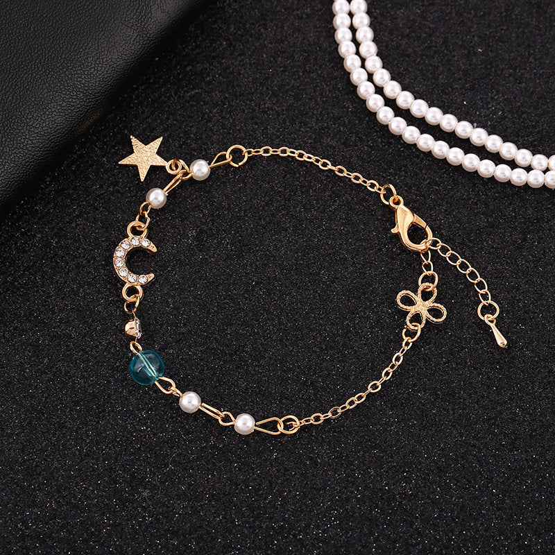 Half Moon Star And Moon Bracelet Student Girl Heart Bracelet 4af16651 0fbf 43f7 8029 ba78a4c3a058