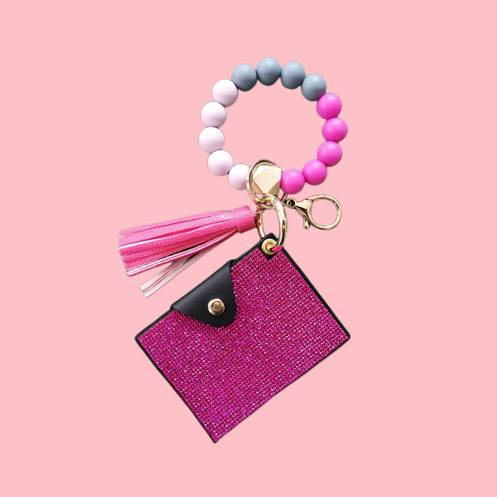 Silicone Bead Letter Tassel Bracelet Rhinestone Bag 4af8f198 4ca8 47e0 a71f c7dd2cb57159