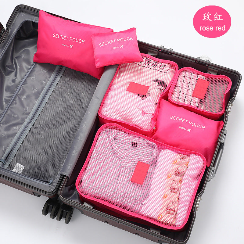 Travel Storage Bag Set Of Six