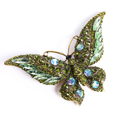 Crystal Big Butterfly Brooch Fashion Animal Insect Lady 4b043d8f fe53 4475 a150 e47e28538bed