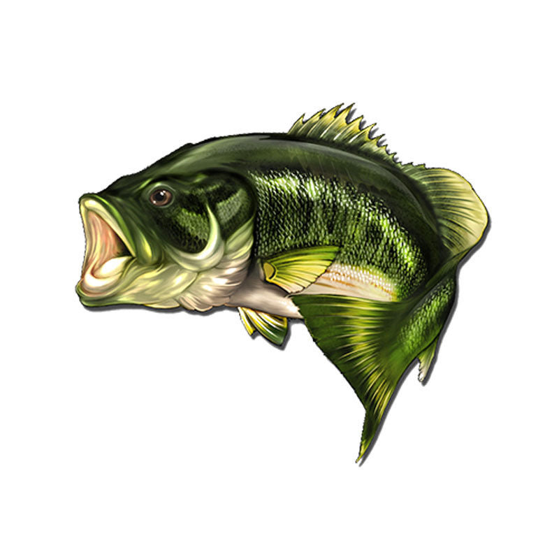 Bass Fish Reflective Outdoor Fishing Car Sticker 4b0be83f 025b 4e77 ab09 66491eaa947e