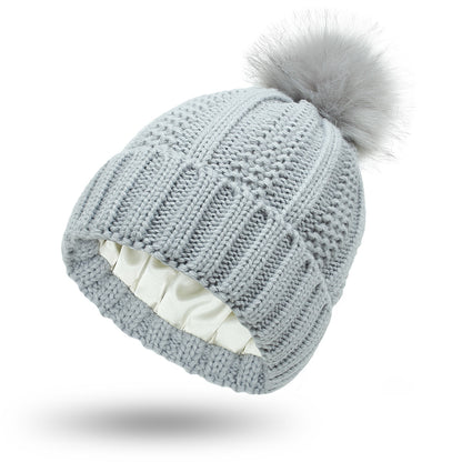 Woolen Cap Knitted Protection Hairstyle Silky Stretch Satin Knitted Hat 4b1af053 eff3 46c1 b17a d0e06f522f44 trans