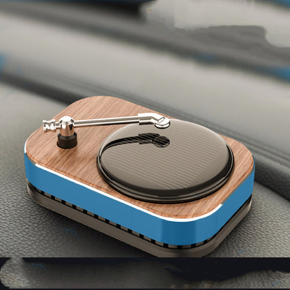Solar Record Player Rotating Perfume Car Accessories Aromatherapy Decoration 4b292c75 fb78 4489 9591 68bfec49ea2d