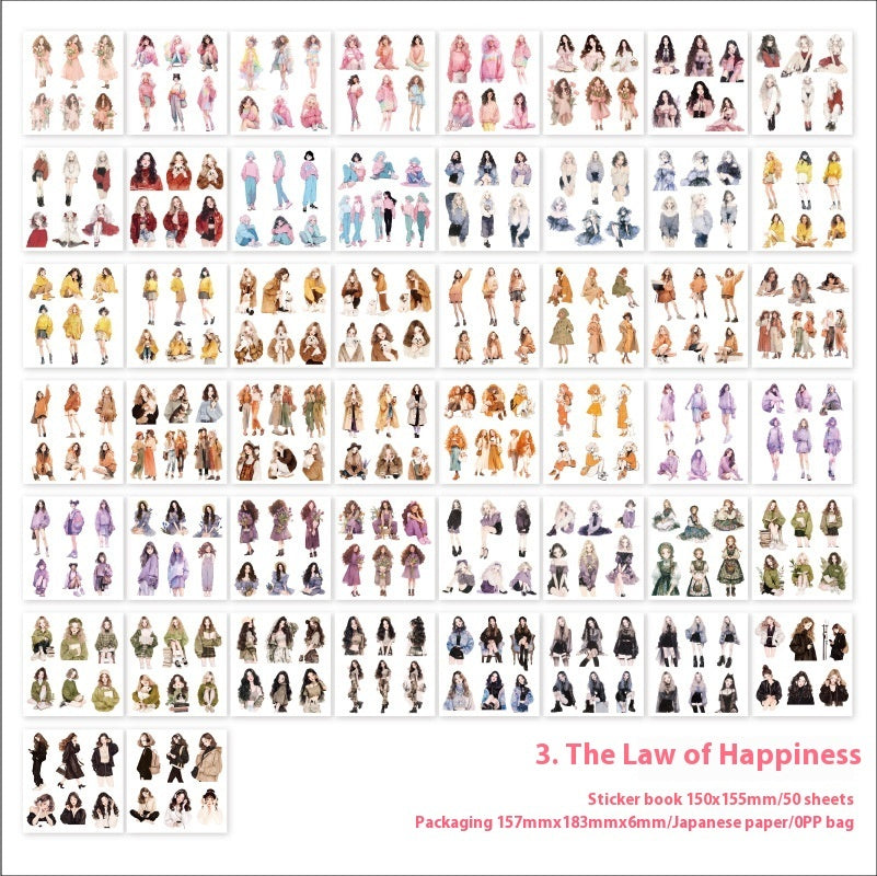 Human Flavor Series Japanese Paper Sticker Book 4b31d455 d261 482f 931f 50fcbce9e66c trans