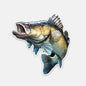 Bass Fish Reflective Outdoor Fishing Car Sticker 4b349989 b6be 423d afbe c636d3fa1e2c