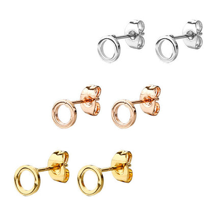 Round Versatile Titanium Steel Female Stud Earrings 4b52ea0e 6f18 4beb a8a7 7adacf89813d