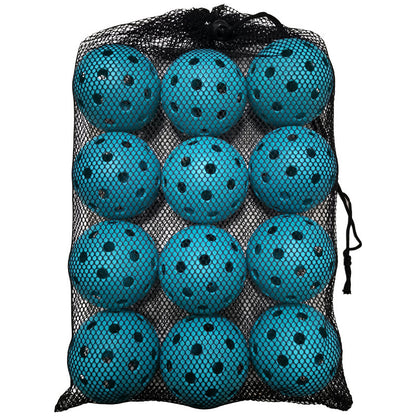 74mm40 Hole 26g Plastic Pickleball Weifu Holed Balls Pickleball Black Net Pocket Suit 12 PCs - HD Wireless Product #10
