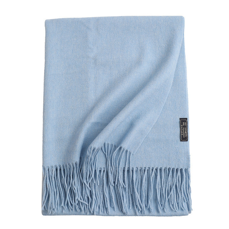 New Solid Color Wool Long Beard Warm Tassel Scarf Thick 4b5cbf5a 4bd4 494d 8cc2 6e1871c862d1