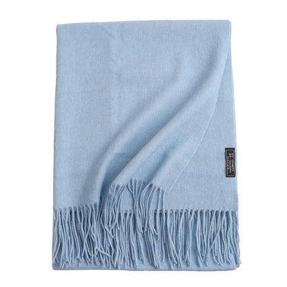 New Solid Color Wool Long Beard Warm Tassel Scarf Thick 4b5cbf5a 4bd4 494d 8cc2 6e1871c862d1