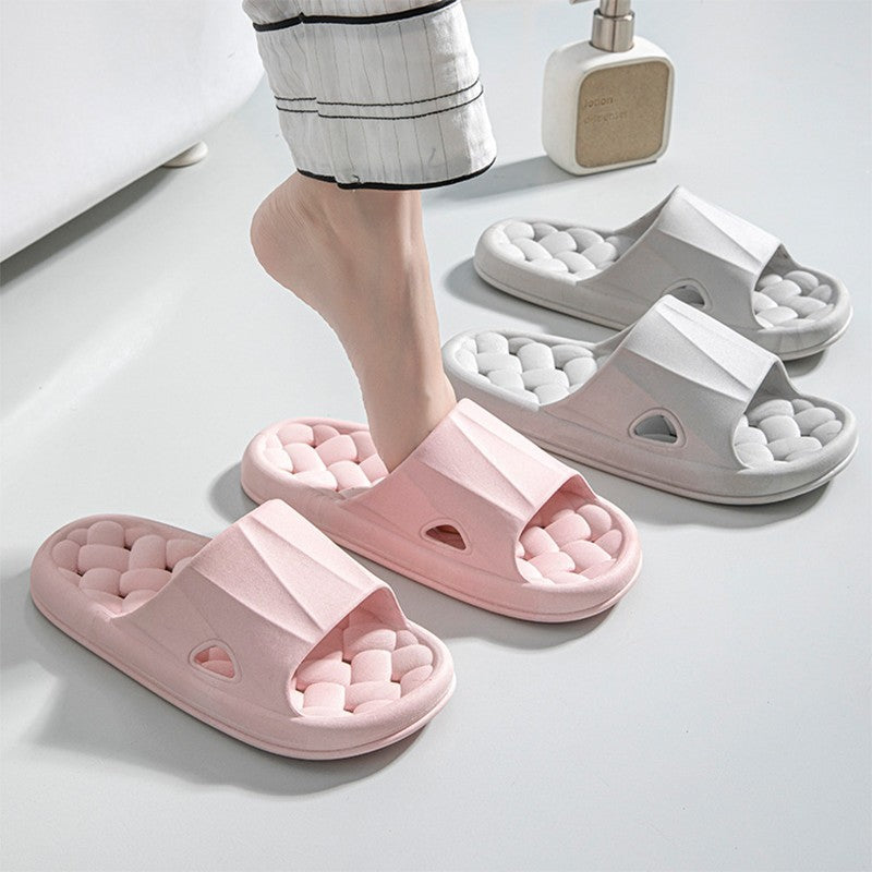New Woven Texture Non-slip Slippers For Women Summer Indoor Floor Bathroom Home Slipper Men House Shoes 4b8fc49d c274 41c3 af