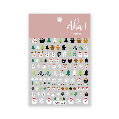 Nail Art Sticker Santa Claus Cartoon 4baf8c8e a8c6 4fed 8228 fa8474c9addf