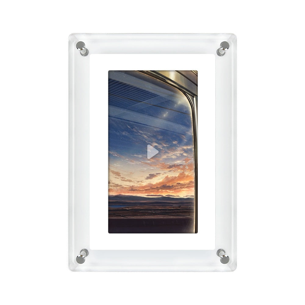 5-inch Transparent Fashion Digital Electronic Photo Album Video Advisement Player Business Gift Photo Frame - HD Wireless Product #4