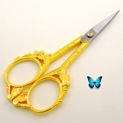 Butterfly Cut Retro Cut Cute Shape Tailor Scissors Yarn Embroidery Thread Head Household Scissors 4bc4b219 d1fa 4eb7 9738 65b