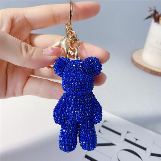 Creative Diamond Cartoon Bear Keychain 4bc83661 9606 41fd 8117 64cb2f61f0a6