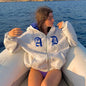 Vintage Plush Letter Printed Contrasting Hooded Jacket 4bd49dbd d453 4a8f 9ae7 f9805a6a8fac de0a827d c9b2 446b 9dfa b9f4c0eaf